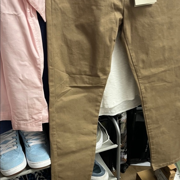 All Saints Men's Moorland Brown Chinos - Picture 3 of 7